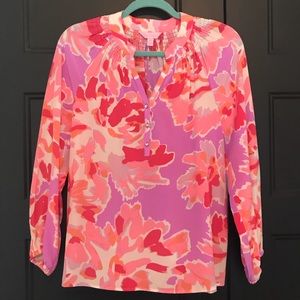 Lilly Pulitzer Silk Elsa Top